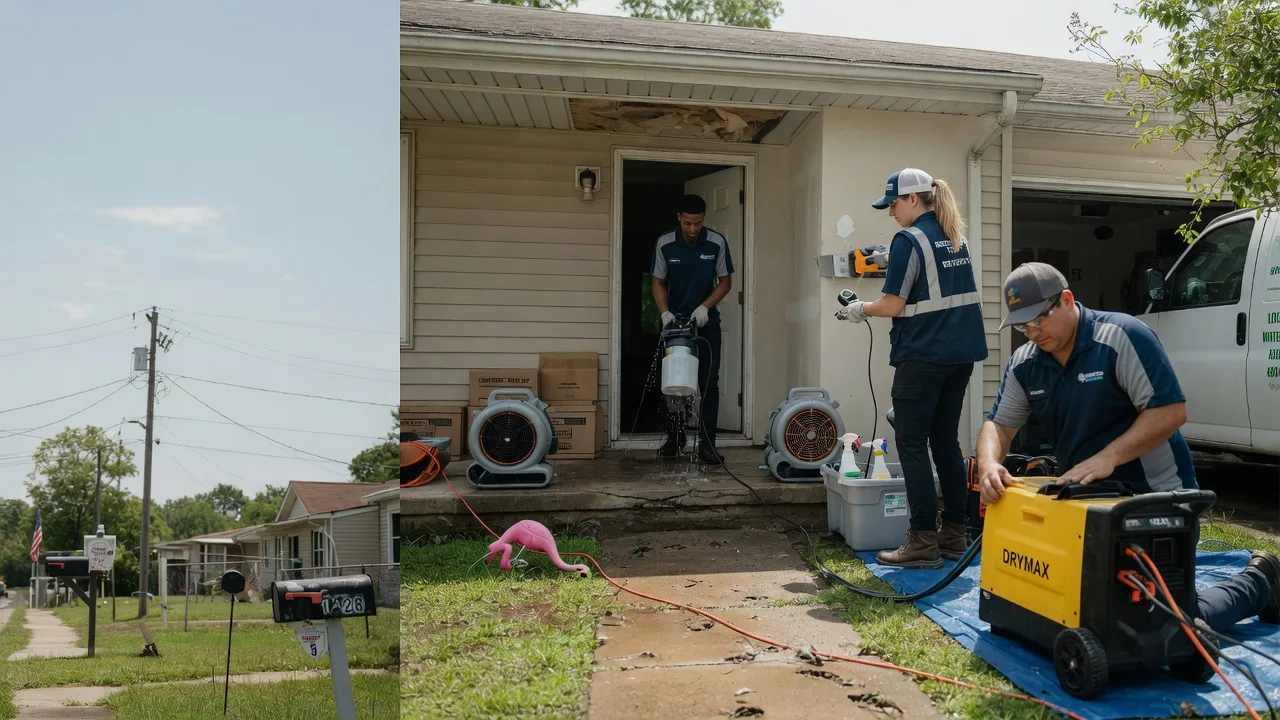 Storm Damage Water Removal in Carnegie, OK near me
